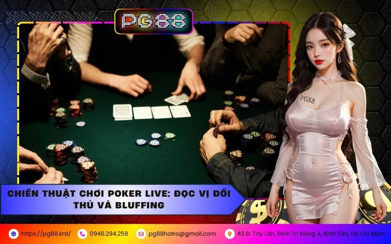 Chiến Thuật Chơi Poker Live: Đọc Vị Đối Thủ và Bluffing